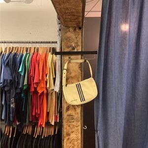 Vintage Adidas Beige/Black Crossbody Bag